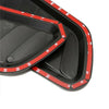 Carbon Fiber Style Car Hood Scoop Vent Covers (Pair)