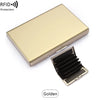 Ultra-Thin RFID Blocking Metal Card Holder
