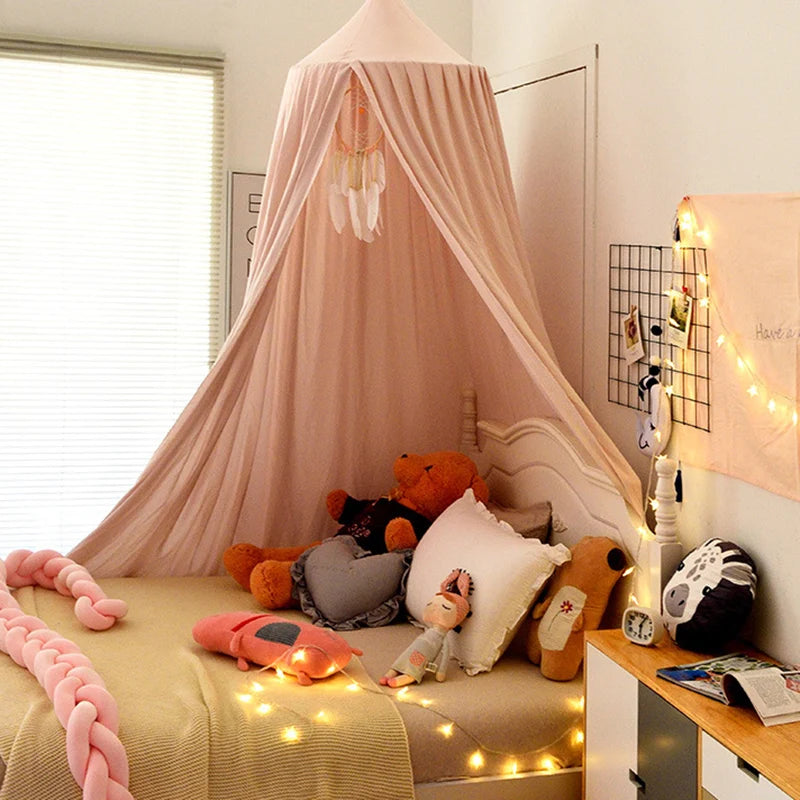 Princess Canopy Bed Net for Kids – Mosquito Protection & Dreamy Room Decor
