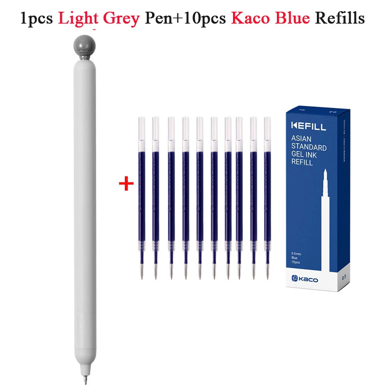 KACO POPUP Retractable Gel Pen – 0.5mm Smooth Writing, Quick-Dry Ink