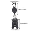 Retractable Badge Holder with Carabiner Clip