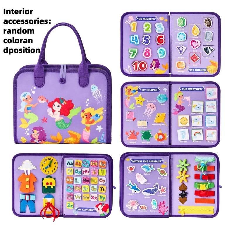 Montessori Transportation Busy Board for Toddlers