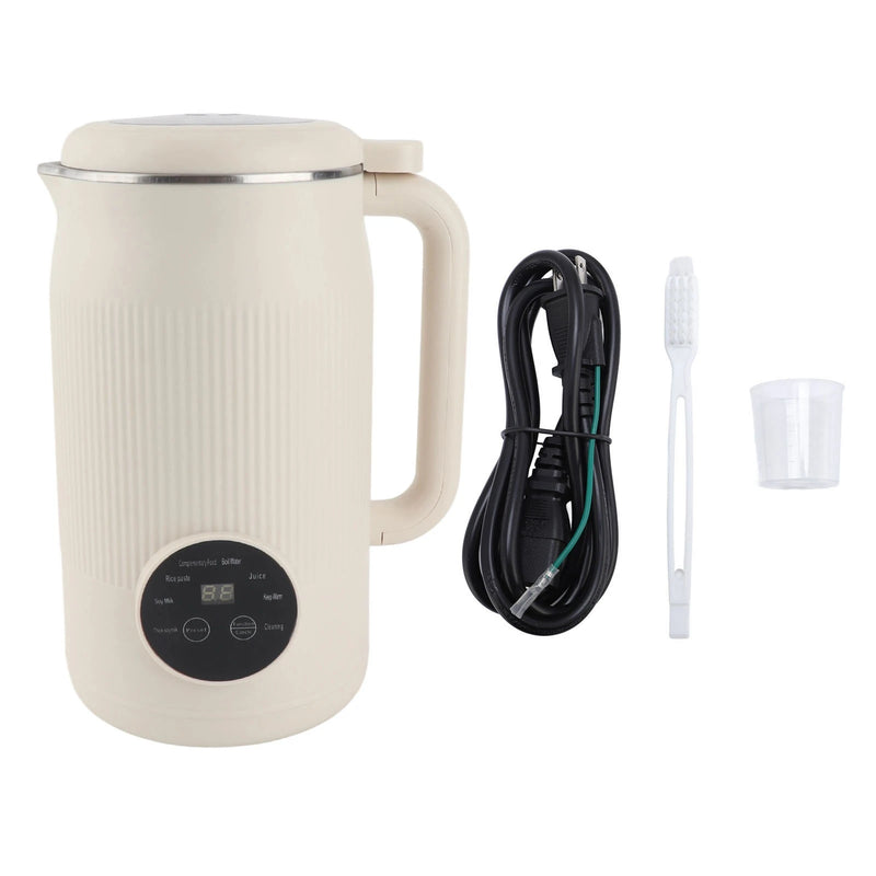 1200ml Electric Nut Milk Maker Timer Automatic Cleaning Insulated Multifunctional Soybean Milk Machine for Fruits Vegetable 110V