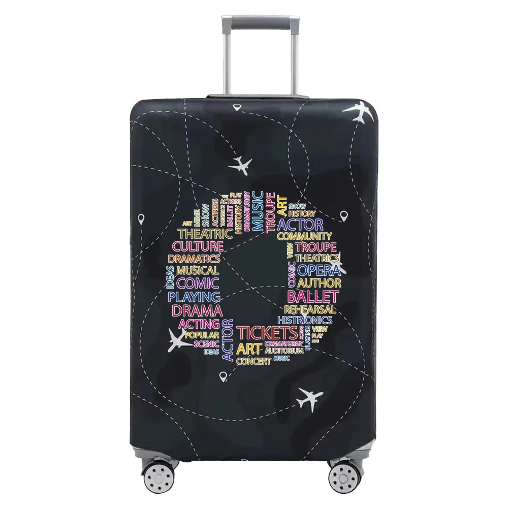 Stretch Fabric Luggage Cover for Suitcases (18-32 Inch)