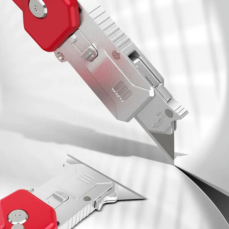 2-in-1 Folding Utility Knife and Glue Scraper
