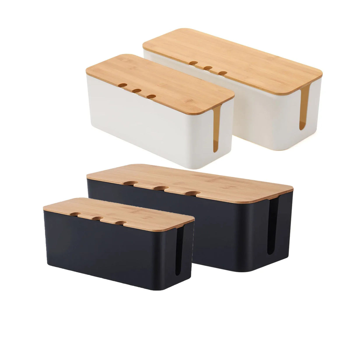 Holz-Kabelmanagementbox