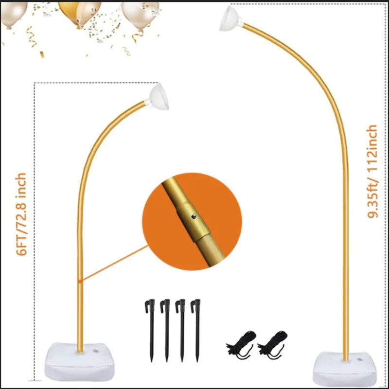 Flexible Balloon Arch Kit with Sturdy Base for Party Decor