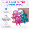 Glitter Squishy Fidget Toy - Slow Rebound Stress Relief for Kids and Adults