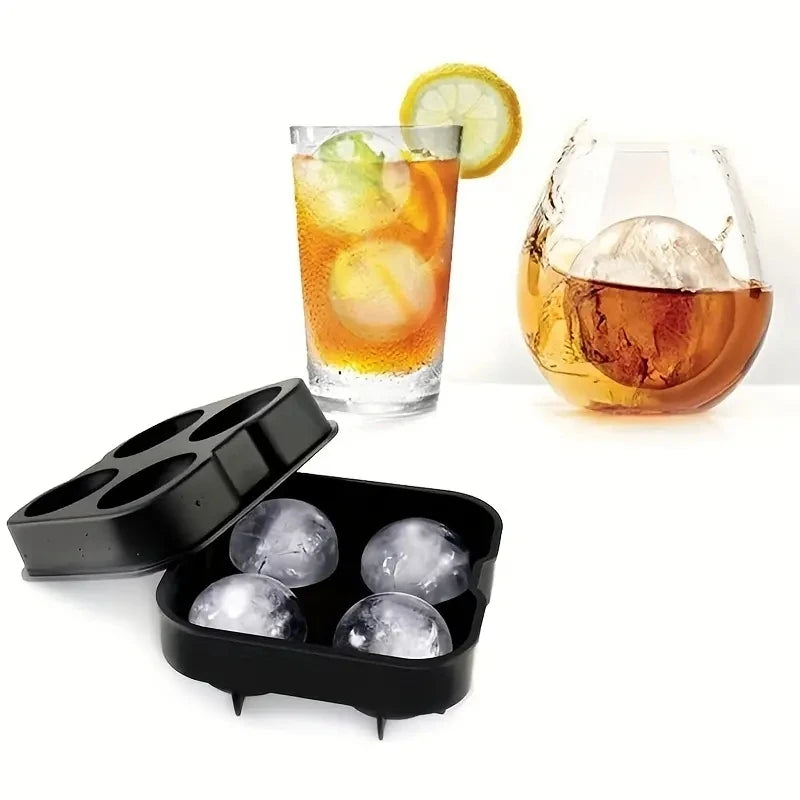 Skull and Diamond Silicone Ice Cube Mold Tray with Lid