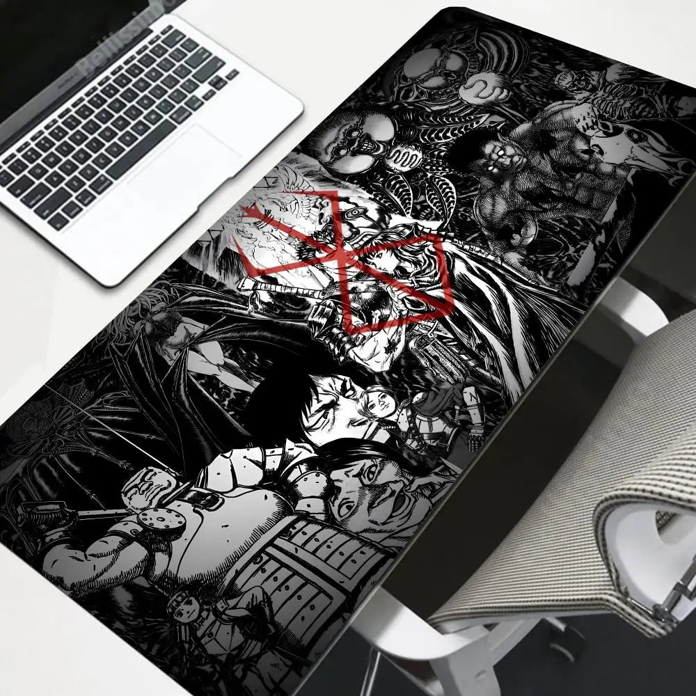 Berserk Anime XXL Gaming Mouse Pad with Non-Slip Rubber Base