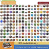A set of magnetic building blocks for kids used in STEM learning and DIY model kits.
