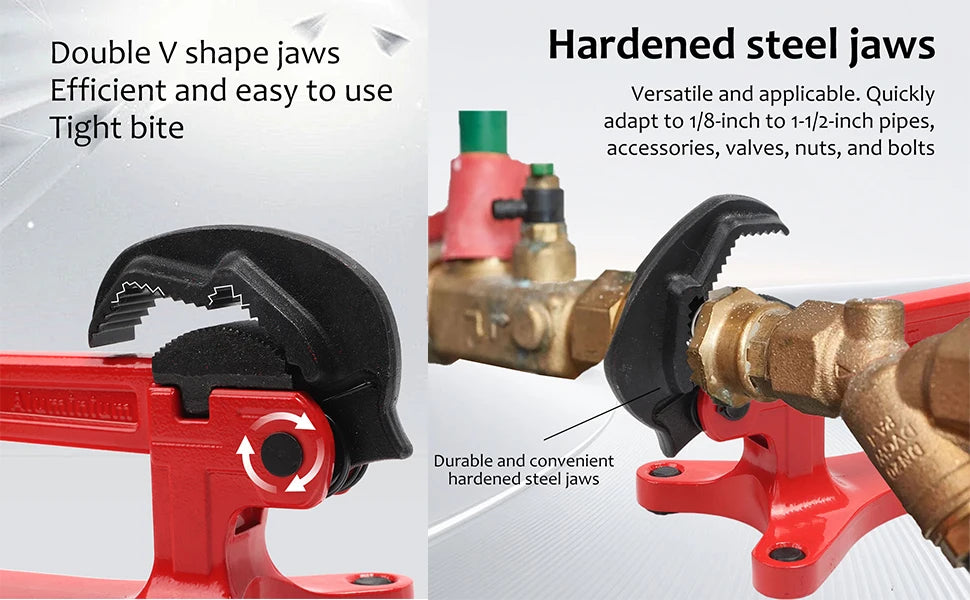 Portable Aluminum Pipe Vise for Valve Maintenance