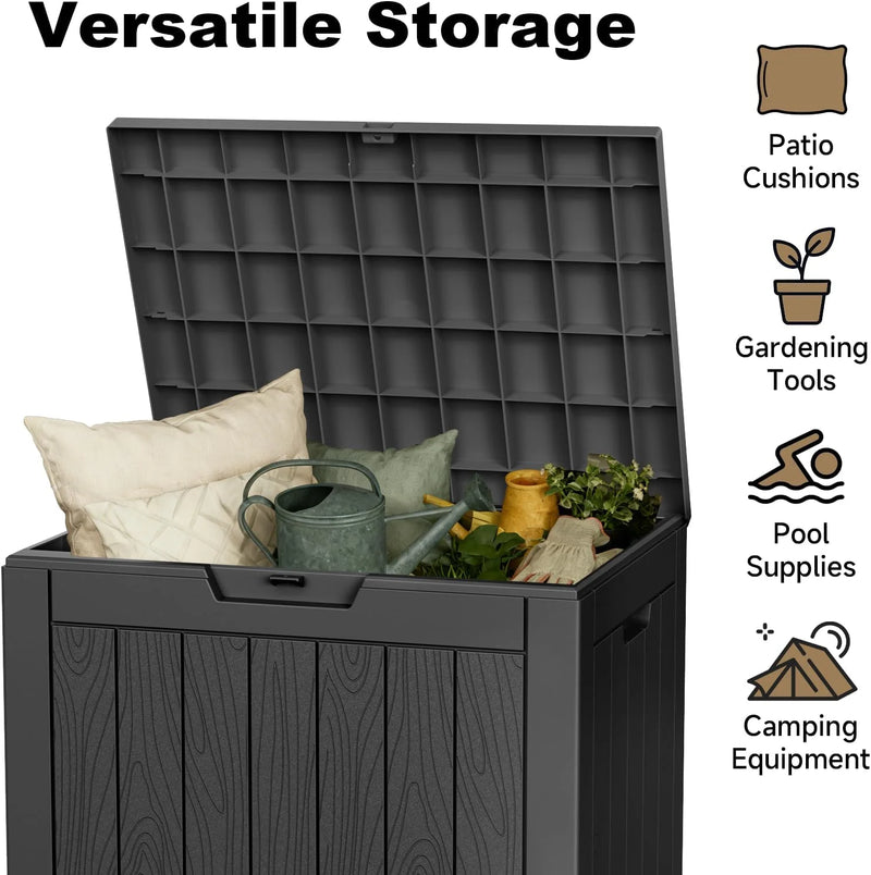 30-Gallon Lockable Outdoor Deck Storage Box