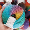 Multicolor Gradient Wool Yarn for Knitting and Crochet
