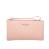 Slim PU Leather Zip-Around Wallet with Card and Phone Pockets