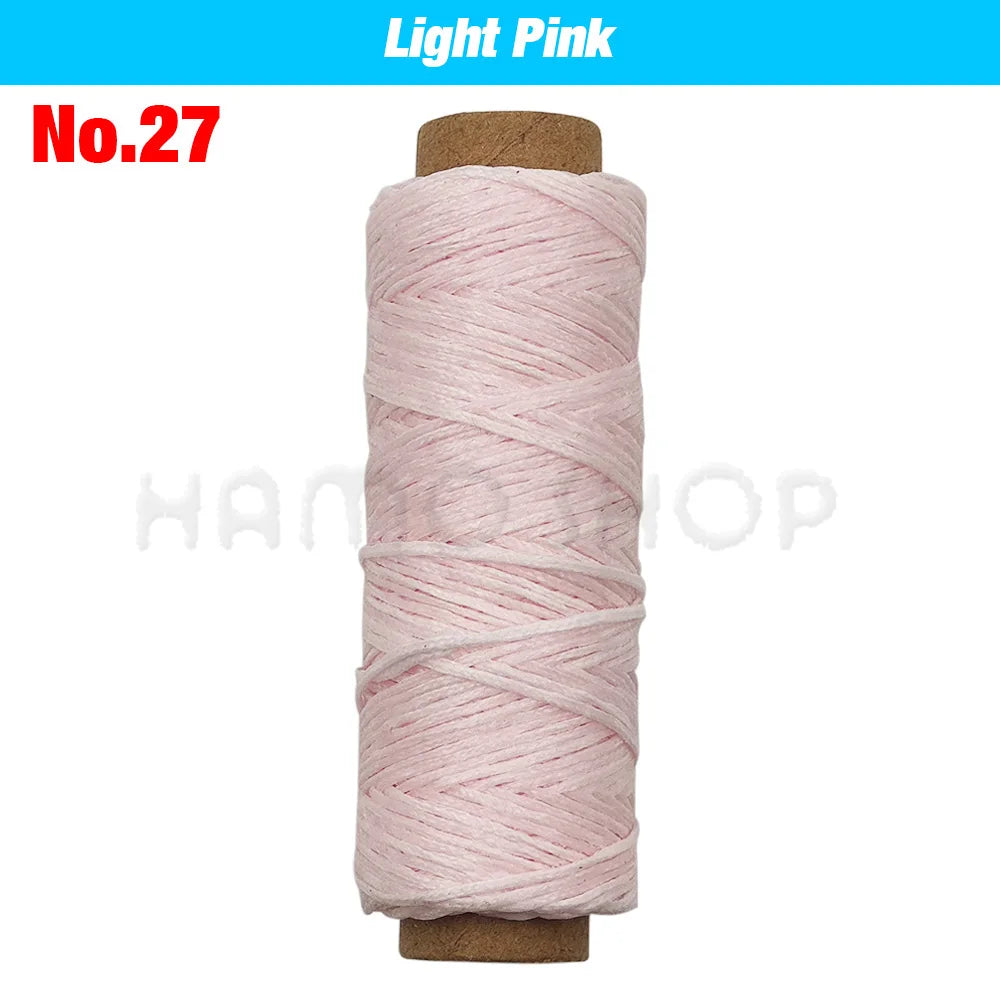 Flat Waxed Polyester Thread for Leathercraft and Sewing