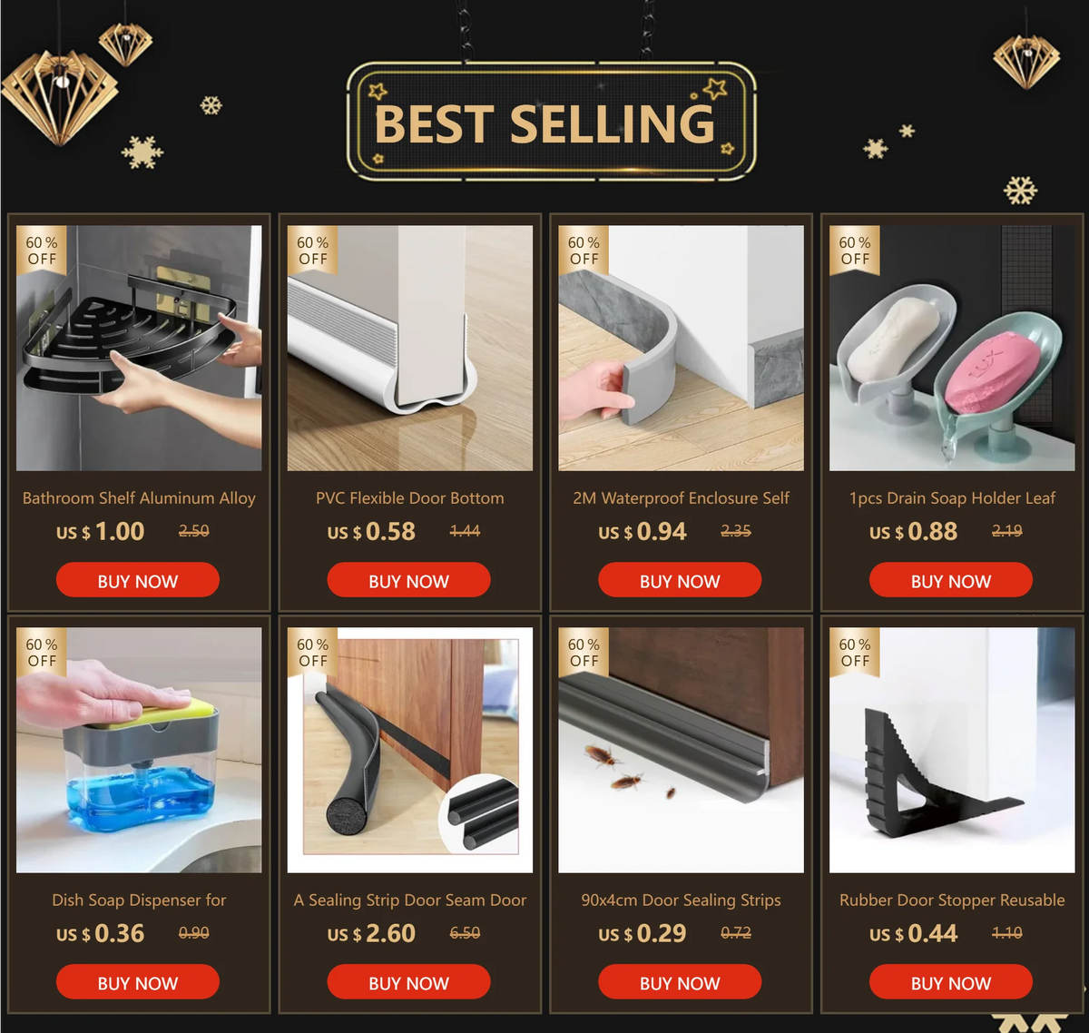 A collection of various soap dispensers, holders, and accessories for bathroom and kitchen use.