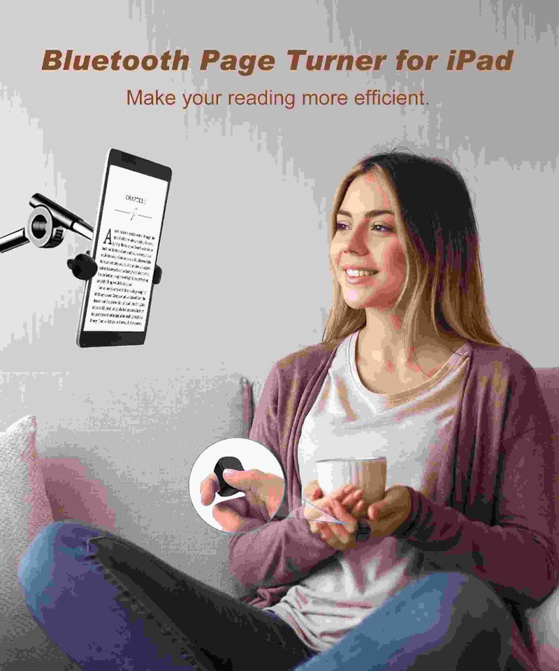 Bluetooth Page-Turning Ring for Smartphones