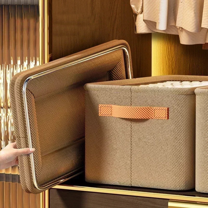 Foldable Non-Woven Fabric Closet Organizer Box