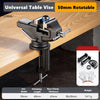 360° Swivel Clamp-On Table Vise for Workbench