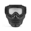 Skull Design Motorcycle & Cycling Goggles with Protective Mask