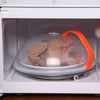 Microwave Splatter Guard with Steam Vent and Handle