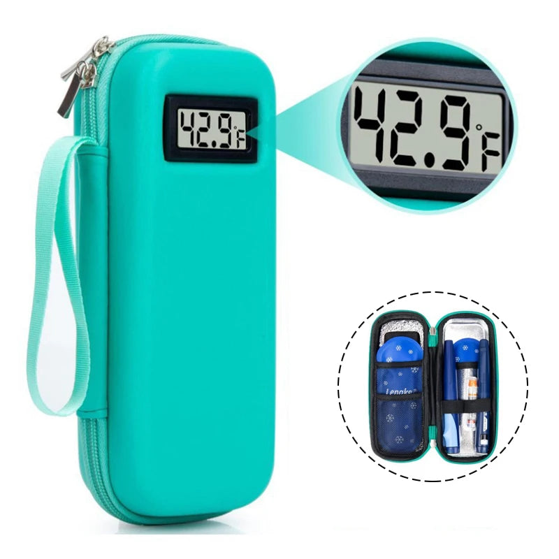 Funda Enfriadora Portátil para Insulina con Pantalla Digital