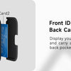 Premium Leather ID Card Holder with Adjustable Lanyard