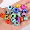 Mixed Rainbow Resin Spacer Beads for Jewelry Making