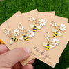 Cute Ladybug Daisy Keychain Charm