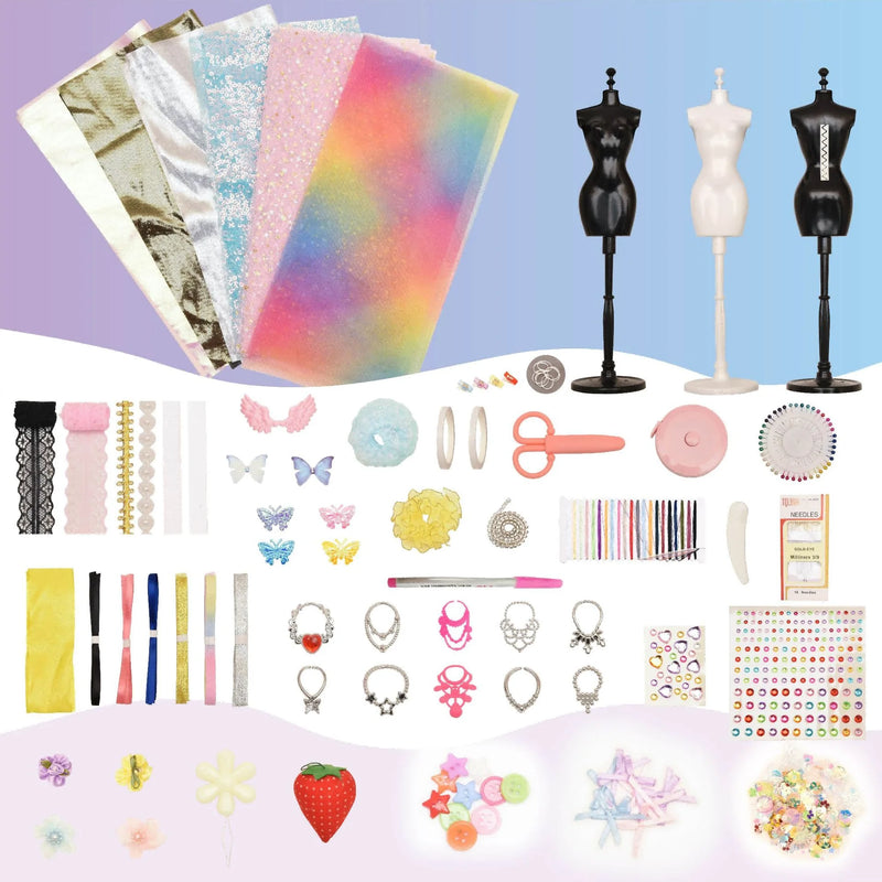 Kit de Diseño de Vestidos de Princesa DIY para Niños