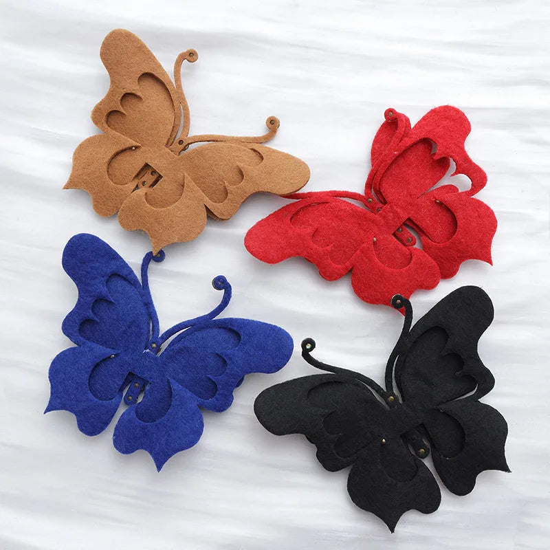 Colored Rhinestone Butterfly Applique for DIY Crafts