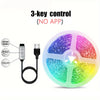 USB-Powered RGB LED Strip Lights with Music Sync