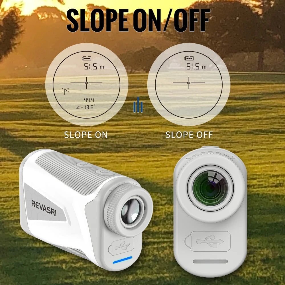 Precision Golf Laser Rangefinder with Slope Compensation