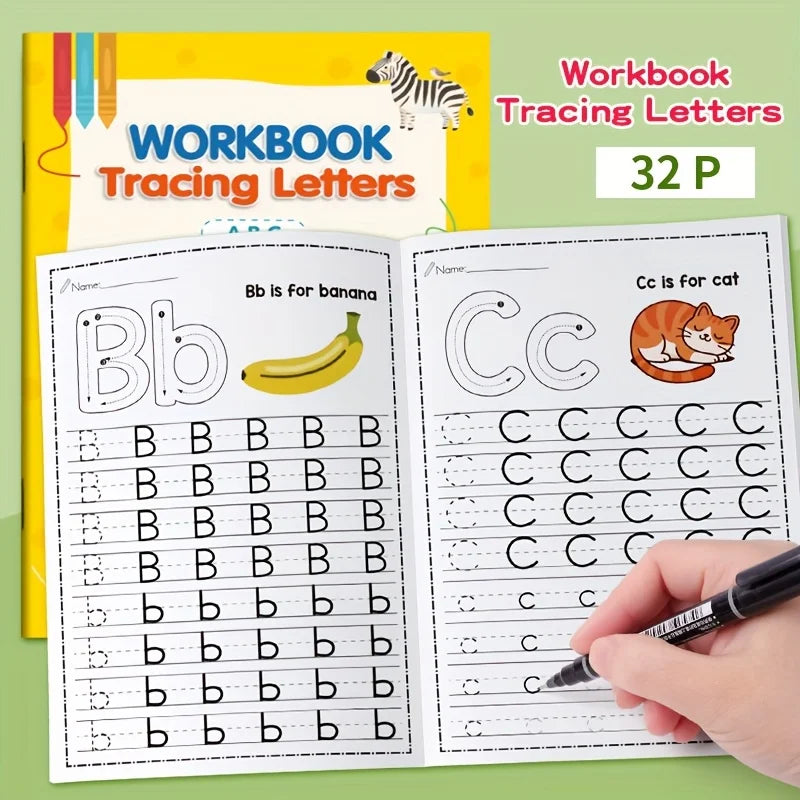 A-Z Alphabet Practice Book with Coloring Activities for Kids