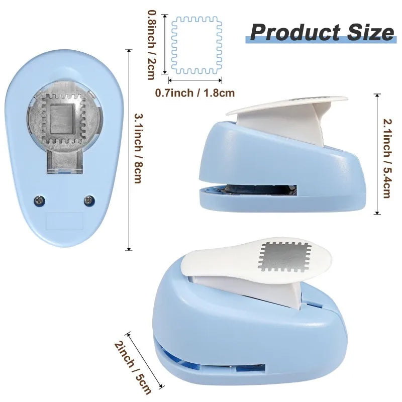 Perforadora con forma de sello para manualidades y scrapbooking