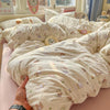 Washed Microfiber Duvet Cover Set with Pillowcases