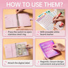 A5 Money Savings Challenge Binder with Cash Envelopes