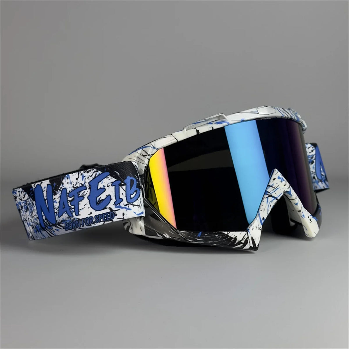 Classic Retro Motorcycle Goggles with Dual Lenses