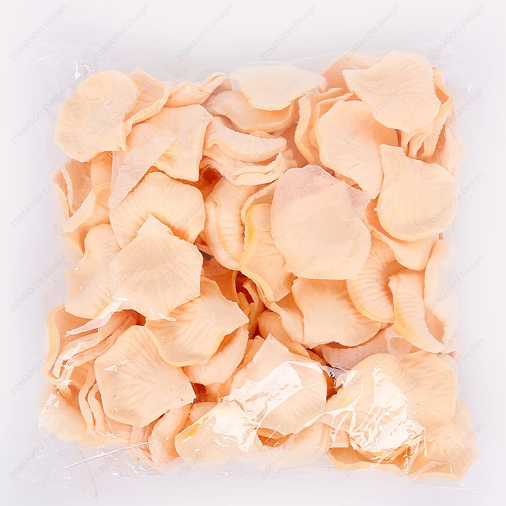 Soft Silk Artificial Rose Petals (25 Colors)