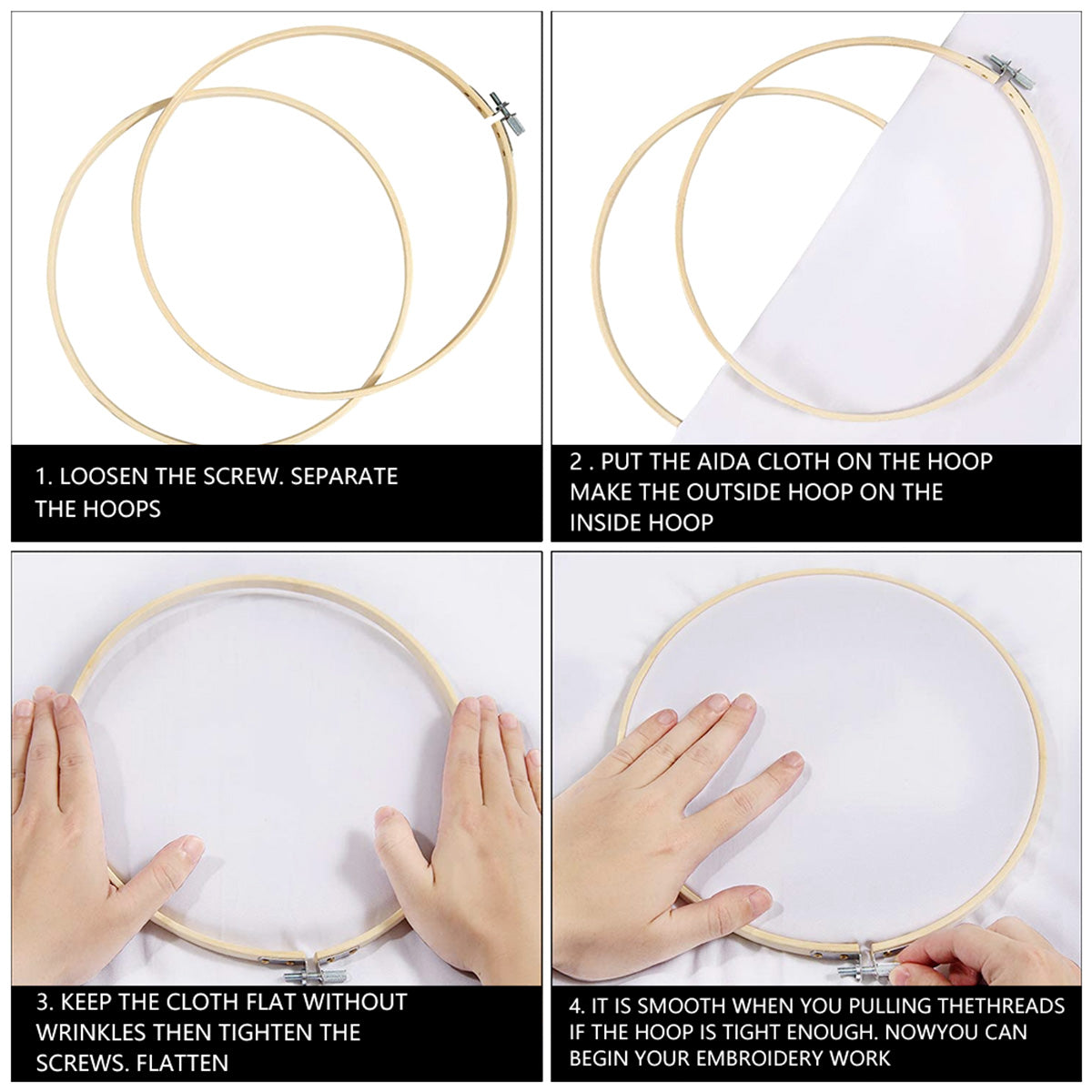 Embroidery Stitch Practice Kit with 30 Stitches for Beginners