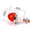 Compact LED Watermelon Side Marker Light with Flashing Turn Signal