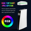 PS5 Cooling Stand with RGB Lighting and Dust Cover