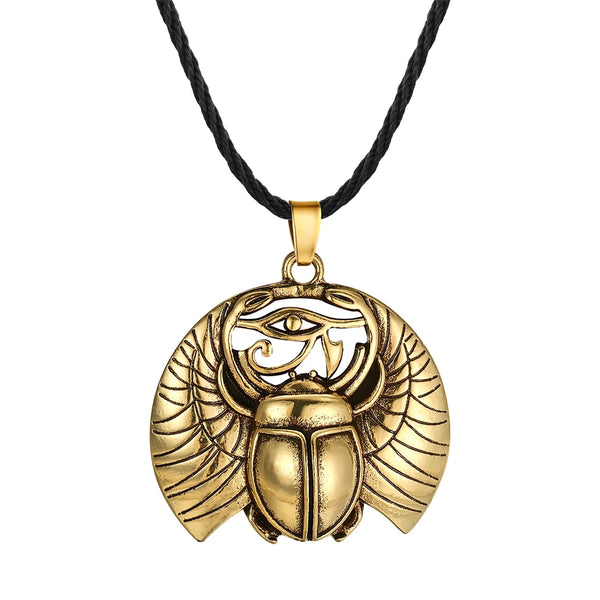 Ancient Egyptian Scarab Pendant Necklace