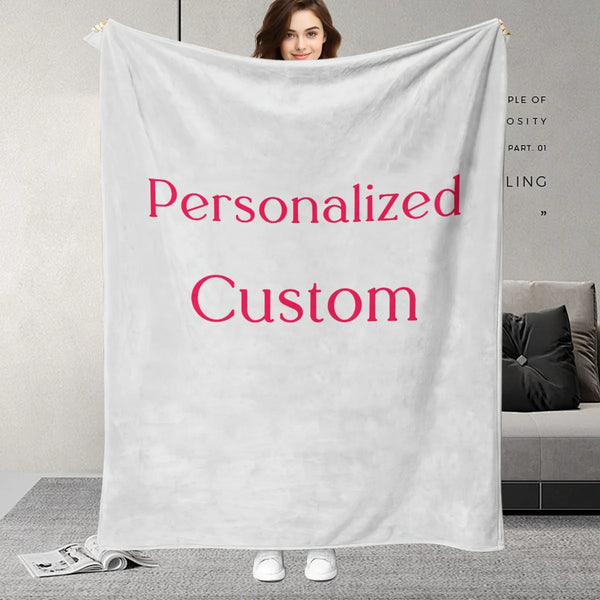 Manta de Felpa con Foto Personalizada