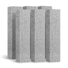 A row of gray pumice stone cleaning sticks for removing tough stains.