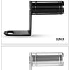 Color display showing a black and silver universal aluminum alloy phone mount for motorcycle and bicycle handlebars.