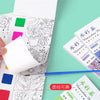 A children's watercolor painting set featuring illustrations and a brush for art activities.