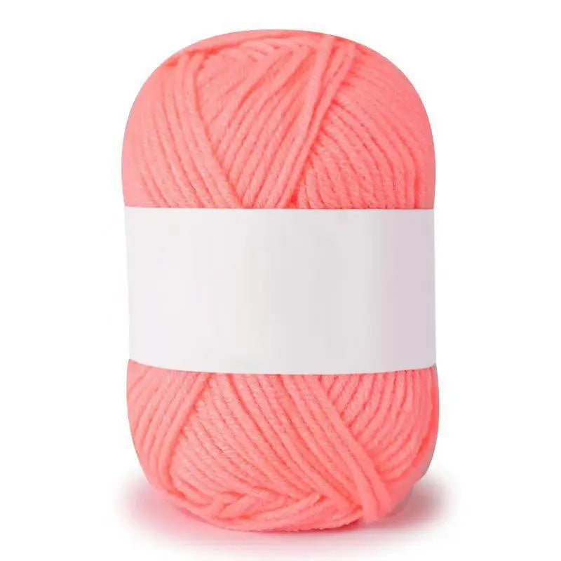 Soft Milk Cotton Knitting Yarn – Anti-Pilling 4ply Yarn for Crochet & Knitting