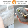 Double-Layer Steel Wire Cleaning Cloths for Kitchen